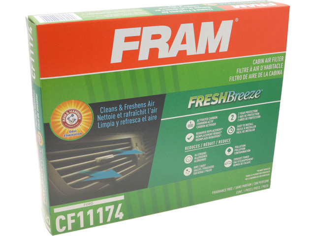 FRAM Cabin Air Filter P/N:CF11174 Fits: Ford Fusion 12-10, Lincoln Mkz 12-10, Mercury Milan 11-10 - Image 3