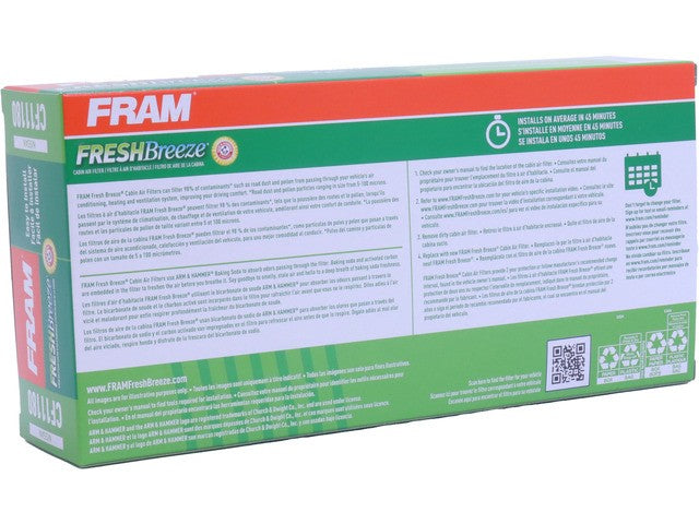FRAM Cabin Air Filter P/N:CF11180 Fits: Nissan Frontier 04-98, Nissan Xterra 04-00 - Image 1