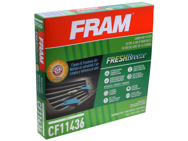 FRAM Cabin Air Filter P/N:CF11436 Fits: Audi A6 18-12, Audi A6 Quattro 18-12, Audi A7 Quattro 18-12, Audi A8 Quattro 18-11, Audi Rs7 18-14, Audi S6 18-13, Audi S7 18-13, Audi S8 18-13 - Image 3