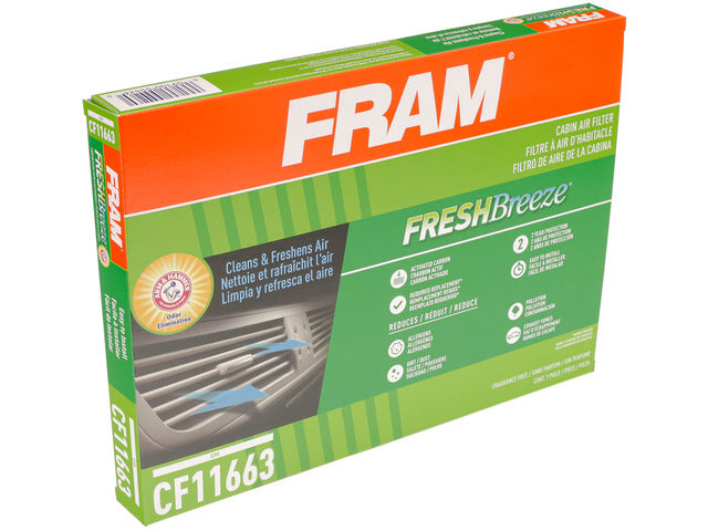 FRAM Cabin Air Filter P/N:CF11663 Fits: Buick Enclave 17-08, Chevrolet Traverse 17-09, GMC Acadia 16-07, GMC Acadia Limited 2017, Saturn Outlook 10-07 - Image 3