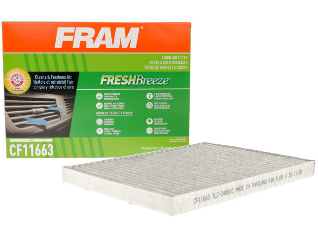 FRAM Cabin Air Filter P/N:CF11663 Fits: Buick Enclave 17-08, Chevrolet Traverse 17-09, GMC Acadia 16-07, GMC Acadia Limited 2017, Saturn Outlook 10-07 - Image 5
