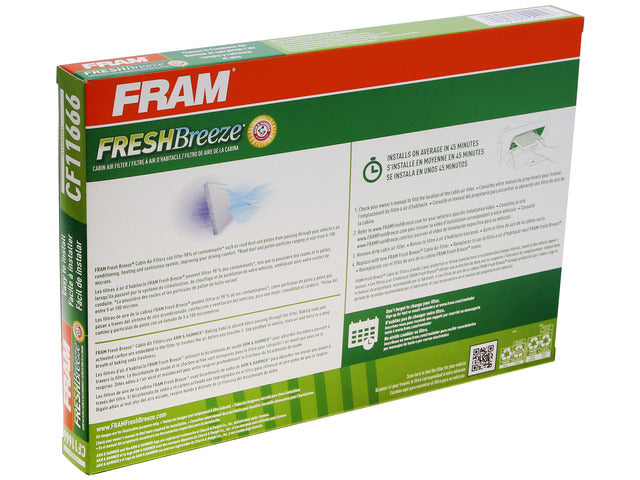FRAM Cabin Air Filter P/N:CF11666 Fits: Hyundai Elantra 12-09 - Image 1
