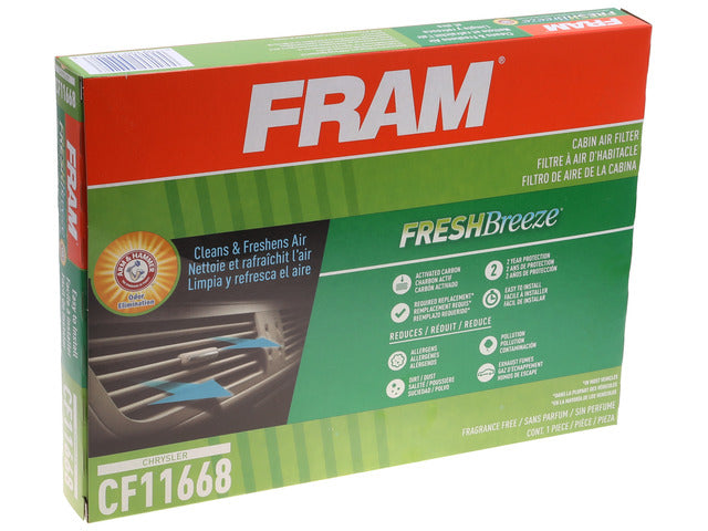 FRAM Cabin Air Filter P/N:CF11668 Fits: Chrysler 300 23-11, Dodge Challenger 23-11, Dodge Charger 23-11 - Image 3