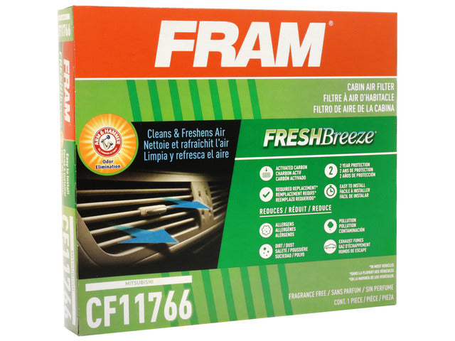 FRAM Cabin Air Filter P/N:CF11766 Fits: Mitsubishi Mirage 15-14, Mitsubishi Mirage 24-17, Mitsubishi Mirage G4 24-17 - Image 3