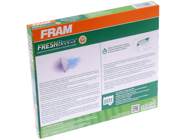 FRAM Cabin Air Filter P/N:CF11809 Fits: Cadillac Escalade, Cadillac Escalade Esv, Chevrolet Silverado 1500, Chevrolet Silverado 1500 Ld, Chevrolet Silverado 2500 Hd, Chevrolet Silverado 3500 Hd, Chevrolet Silverado 4500 Hd, Chevrolet Silverado 5500 Hd - Image 1