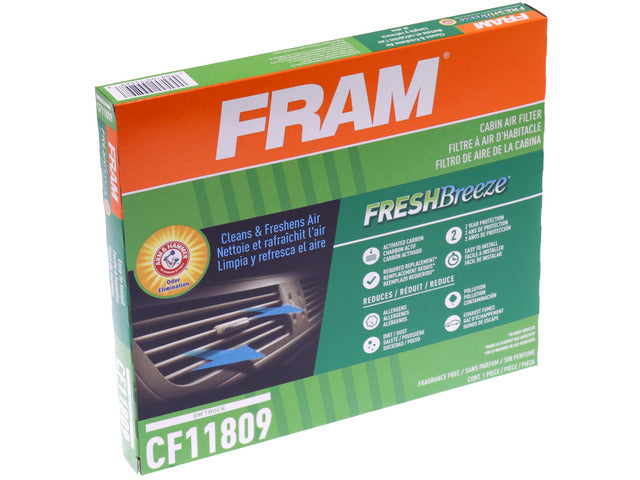 FRAM Cabin Air Filter P/N:CF11809 Fits: Cadillac Escalade, Cadillac Escalade Esv, Chevrolet Silverado 1500, Chevrolet Silverado 1500 Ld, Chevrolet Silverado 2500 Hd, Chevrolet Silverado 3500 Hd, Chevrolet Silverado 4500 Hd, Chevrolet Silverado 5500 Hd - Image 3