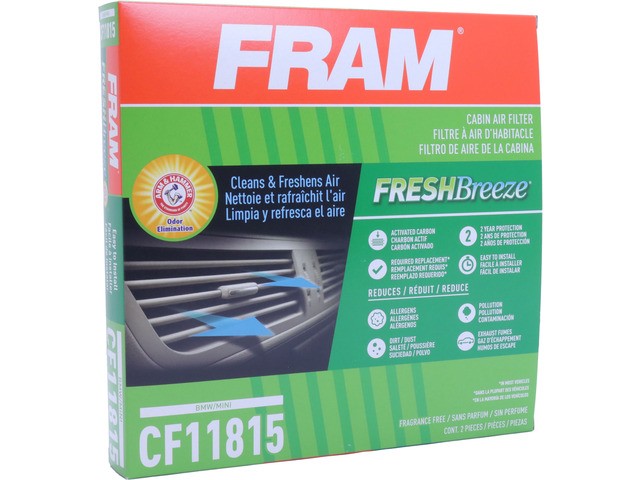 FRAM Cabin Air Filter P/N:CF11815 Fits: BMW I3 16-14, Mercedes-benz E350 23-20, Mini Cooper 17-16, Mini Cooper Clubman 2016 - Image 3