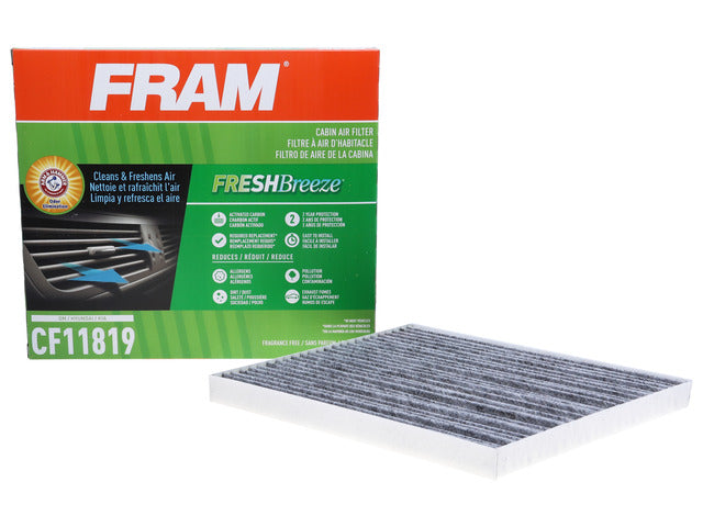 FRAM Cabin Air Filter P/N:CF11819 Fits: Chevrolet Captiva Sport, Chevrolet Equinox, GMC Terrain, Hyundai Azera, Hyundai Santa Fe, Hyundai Santa Fe Sport, Hyundai Santa Fe Xl, Hyundai Sonata, Kia Cadenza, Kia Optima, Kia Sedona, Saturn Vue - Image 5