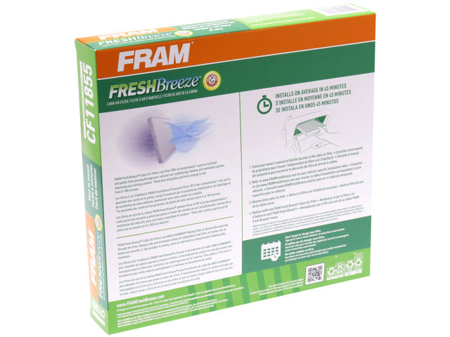 FRAM Cabin Air Filter P/N:CF11855 Fits: Mercedes-benz Amg Gt 43, Mercedes-benz Amg Gt 53, Mercedes-benz Amg Gt 55, Mercedes-benz Amg Gt 63, Mercedes-benz Amg Gt 63 S, Mercedes-benz Amg Gt 63 S E Performance, Mercedes-benz C300 - Image 1