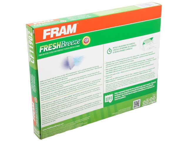 FRAM Cabin Air Filter P/N:CF11902 Fits: Audi Q7 15-07, Porsche Cayenne 06-03, Porsche Cayenne 18-08, Volkswagen Amarok 13-11, Volkswagen Touareg 17-04 - Image 1