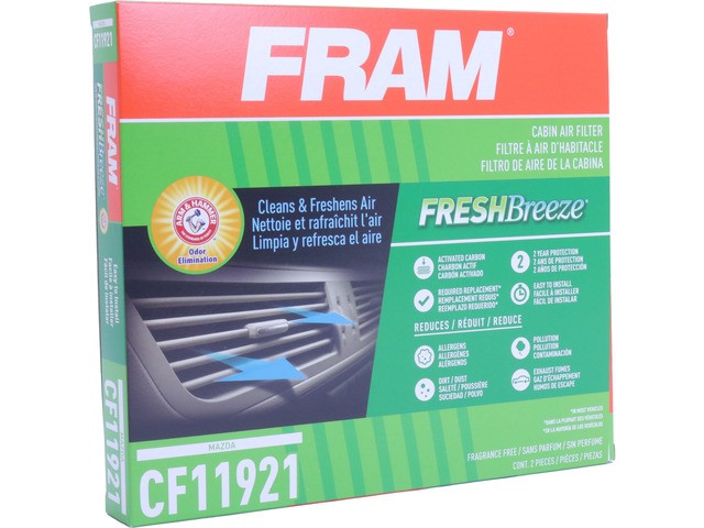 FRAM Cabin Air Filter P/N:CF11921 Fits: Mazda Mpv 06-04, Mazda Rx-8 11-04 - Image 3