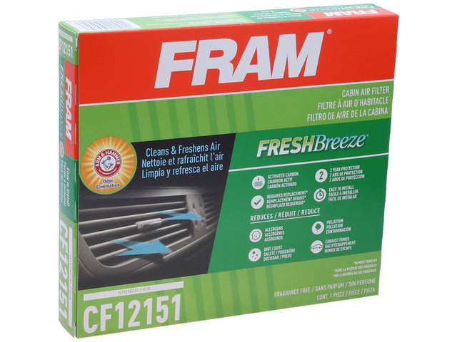 FRAM Cabin Air Filter P/N:CF12151 Fits: Hyundai Sonata 19-15, Kia Cadenza 2020 - Image 3
