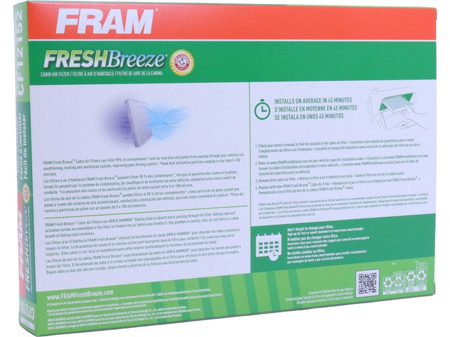 FRAM Cabin Air Filter P/N:CF12152 Fits: Ford Mustang 25-15 - Image 1