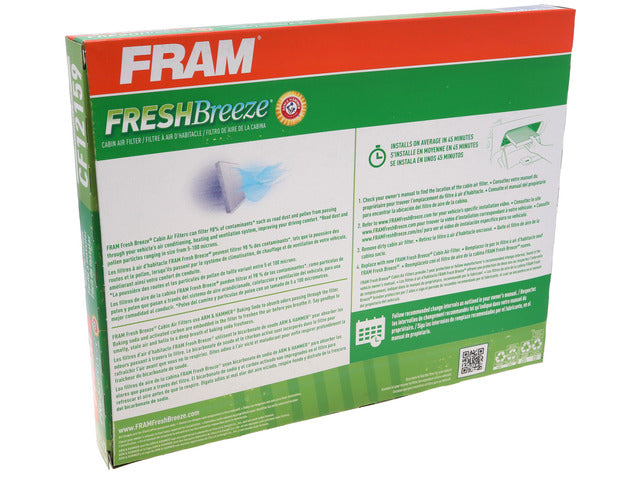FRAM Cabin Air Filter P/N:CF12159 Fits: Genesis G70 25-24, Hyundai Sonata 19-16, Kia Cadenza 19-17, Kia Optima 20-16 - Image 1