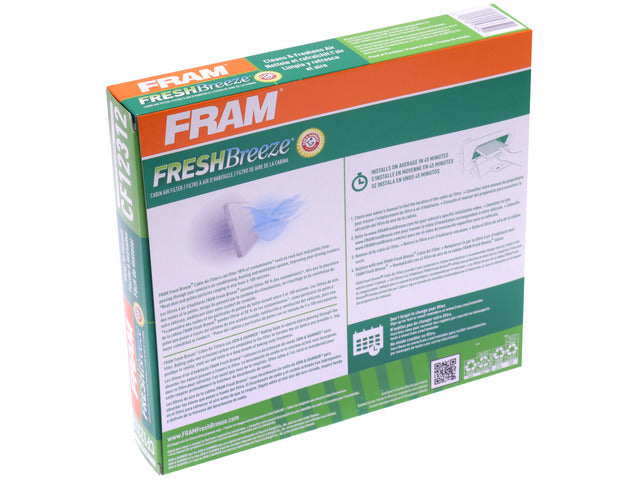 FRAM Cabin Air Filter P/N:CF12312 Fits: Nissan Kicks 26-18, Nissan Kicks Play 2025, Nissan Rogue 25-21, Nissan Versa 25-20 - Image 1