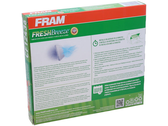FRAM Cabin Air Filter P/N:CF12436 Fits: Subaru Ascent 25-19, Subaru Crosstrek 23-18, Subaru Impreza 23-17, Subaru Legacy 25-20, Subaru Outback 25-20 - Image 1