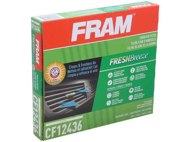FRAM Cabin Air Filter P/N:CF12436 Fits: Subaru Ascent 25-19, Subaru Crosstrek 23-18, Subaru Impreza 23-17, Subaru Legacy 25-20, Subaru Outback 25-20 - Image 3