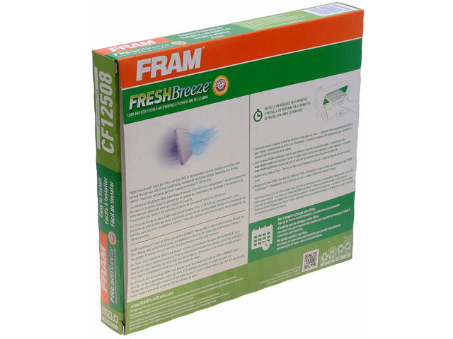 FRAM Cabin Air Filter P/N:CF12508 Fits: Hyundai Ioniq 19-17, Kia Niro 22-17, Kia Niro Ev 22-19 - Image 1