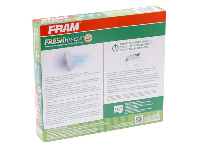 FRAM Cabin Air Filter P/N:CF12552 Fits: Infiniti Qx50 25-19, Infiniti Qx55 25-22, Infiniti Qx60 25-22, Nissan Altima 25-19, Nissan Pathfinder 25-22, Nissan Rogue 25-21 - Image 1