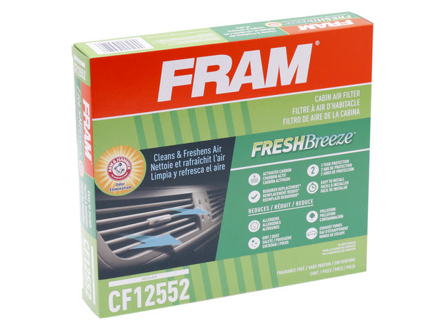 FRAM Cabin Air Filter P/N:CF12552 Fits: Infiniti Qx50 25-19, Infiniti Qx55 25-22, Infiniti Qx60 25-22, Nissan Altima 25-19, Nissan Pathfinder 25-22, Nissan Rogue 25-21 - Image 3