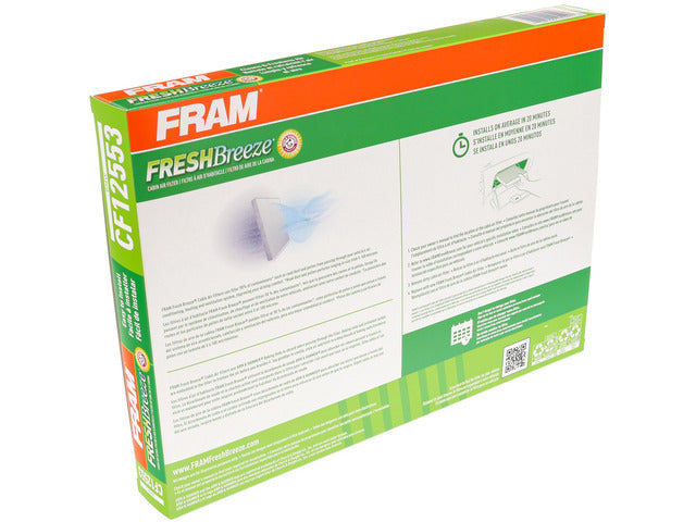 FRAM Cabin Air Filter P/N:CF12553 Fits: BMW 230i, BMW 230i Xdrive, BMW 330e, BMW 330e Xdrive, BMW 330i, BMW 330i Xdrive, BMW 430i, BMW 430i Gran Coupe, BMW 430i Xdrive, BMW 430i Xdrive Gran Coupe - Image 1