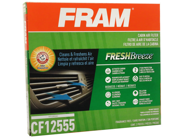 FRAM Cabin Air Filter P/N:CF12555 Fits: Hyundai Ioniq 22-20, Hyundai Kona Electric 23-19 - Image 3