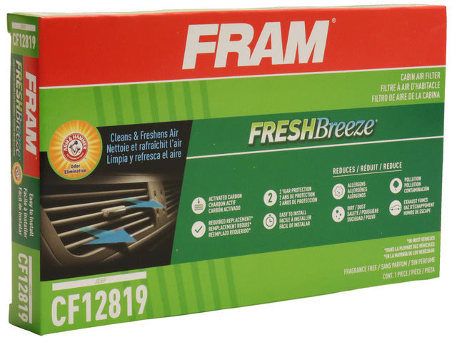 FRAM Cabin Air Filter P/N:CF12819 Fits: Jeep Gladiator 23-21, Jeep Wrangler 23-20 - Image 3