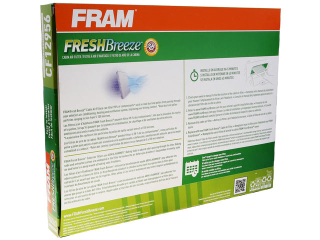FRAM Cabin Air Filter P/N:CF12956 Fits: Alfa Romeo Giulia 25-17, Alfa Romeo Stelvio 25-18 - Image 1