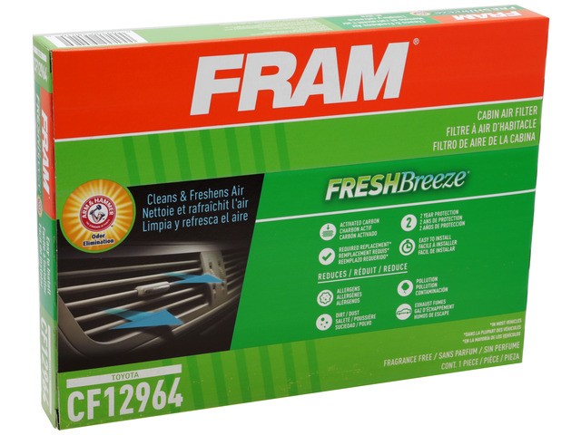 FRAM Cabin Air Filter P/N:CF12964 Fits: Lexus Gx550 25-24, Lexus Lx600 25-22, Lexus Lx700h 2025, Toyota Land Cruiser 25-24, Toyota Sequoia 25-23, Toyota Tacoma 25-24, Toyota Tundra 25-22 - Image 3