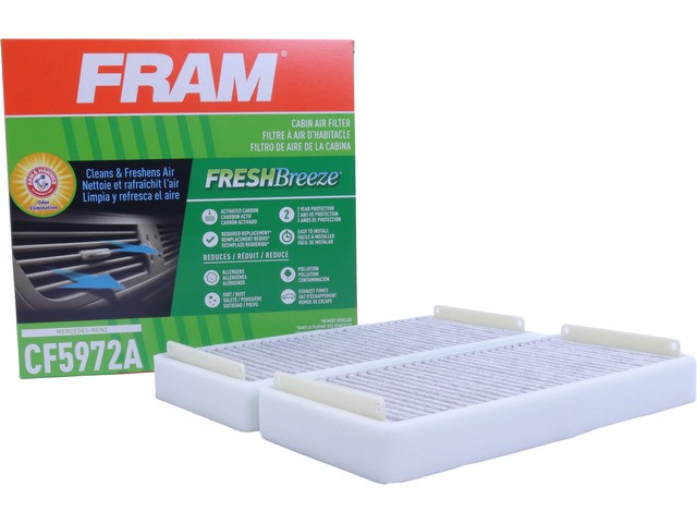 FRAM Cabin Air Filter P/N:CF5972A Fits: Maybach 57, Maybach 62, Mercedes-benz Cl500, Mercedes-benz Cl55 Amg, Mercedes-benz Cl600, Mercedes-benz Cl65 Amg, Mercedes-benz E300, Mercedes-benz E320, Mercedes-benz E420, Mercedes-benz E430 - Image 5