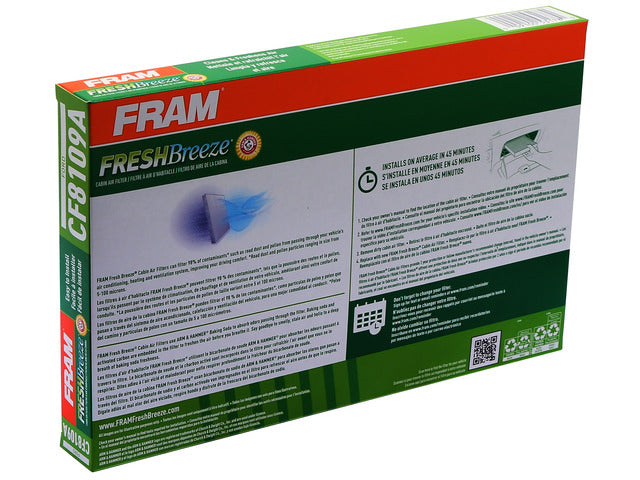 FRAM Cabin Air Filter P/N:CF8109A Fits: Ford Taurus 07-96, Mercury Sable 05-96 - Image 1