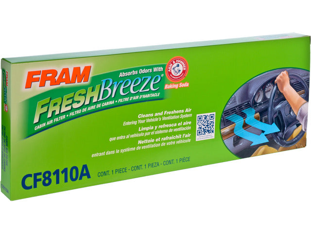 FRAM Cabin Air Filter P/N:CF8110A Fits: Audi 90 1988, Audi 90 95-94, Audi 90 Quattro 95-94, Audi A4 01-96, Audi A4 Quattro 01-96, Audi Cabriolet 98-94, Audi S4 02-00, Volkswagen Passat 01-98 - Image 1