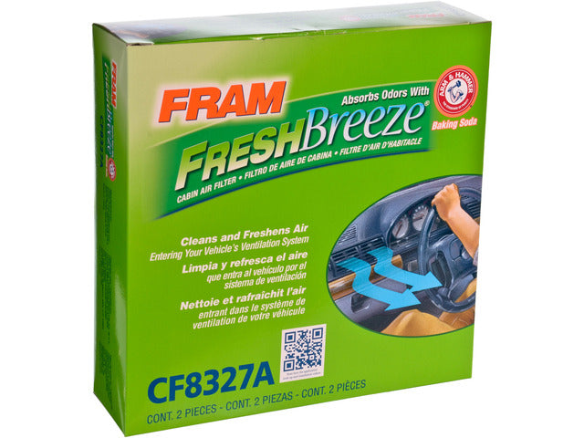 FRAM Cabin Air Filter P/N:CF8327A Fits: Chevrolet Venture 00-97, Oldsmobile Silhouette 00-97, Pontiac Montana 00-99, Pontiac Trans Sport 99-96 - Image 1