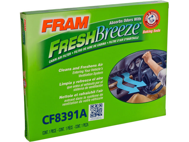 FRAM Cabin Air Filter P/N:CF8391A Fits: Buick Park Avenue 05-97, Cadillac Seville 04-98 - Image 1