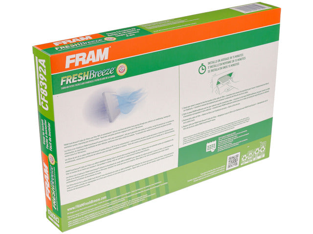 FRAM Cabin Air Filter P/N:CF8392A Fits: Buick Allure, Buick Century, Buick Lacrosse, Buick Regal, Chevrolet Impala, Chevrolet Impala Limited, Chevrolet Monte Carlo, Oldsmobile Intrigue, Pontiac Grand Prix - Image 1