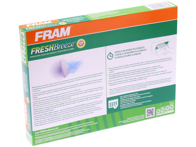 FRAM Cabin Air Filter P/N:CF8644A Fits: Audi Tt 06-00, Audi Tt Quattro 06-00, Volkswagen Beetle 10-98, Volkswagen Cabrio 02-95, Volkswagen Golf 06-93, Volkswagen Jetta 05-93, Volkswagen Passat 05-01, Volkswagen R32 2004 - Image 1