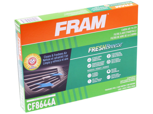 FRAM Cabin Air Filter P/N:CF8644A Fits: Audi Tt 06-00, Audi Tt Quattro 06-00, Volkswagen Beetle 10-98, Volkswagen Cabrio 02-95, Volkswagen Golf 06-93, Volkswagen Jetta 05-93, Volkswagen Passat 05-01, Volkswagen R32 2004 - Image 3
