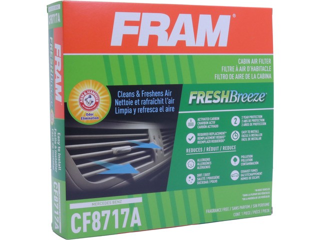 FRAM Cabin Air Filter P/N:CF8717A Fits: Mercedes-benz Ml320 03-98, Mercedes-benz Ml350 05-03, Mercedes-benz Ml430 01-99, Mercedes-benz Ml500 05-02, Mercedes-benz Ml55 Amg 03-00 - Image 3