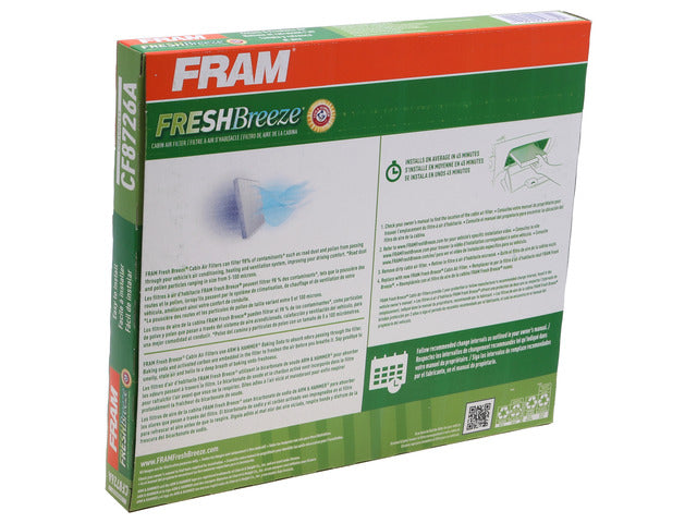 FRAM Cabin Air Filter P/N:CF8726A Fits: Chevrolet Tracker 04-99, Suzuki Grand Vitara 02-99, Suzuki Vitara 04-99, Suzuki Xl-7 2002 - Image 1