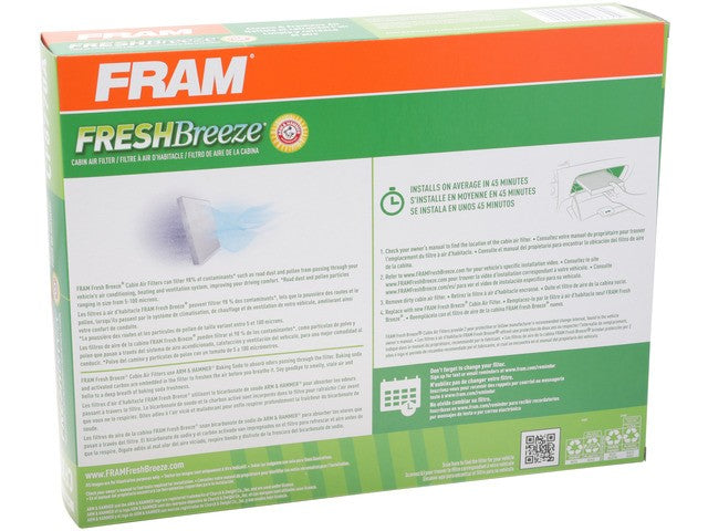 FRAM Cabin Air Filter P/N:CF8770A Fits: Chrysler Crossfire, Mercedes-benz C220, Mercedes-benz C230, Mercedes-benz C280, Mercedes-benz C36 Amg, Mercedes-benz C43 Amg, Mercedes-benz Clk320, Mercedes-benz Clk430, Mercedes-benz Clk55 Amg, Mercedes-benz Slk230 - Image 1