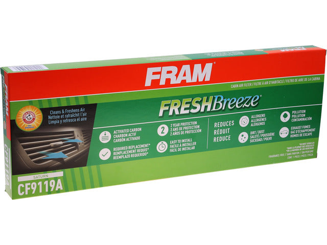 FRAM Cabin Air Filter P/N:CF9119A Fits: Saturn L100 02-01, Saturn L200 03-01, Saturn L300 05-01, Saturn Ls 2000, Saturn Ls1 2000, Saturn Ls2 2000, Saturn Lw1 2000, Saturn Lw2 2000, Saturn Lw200 03-01, Saturn Lw300 03-01 - Image 3