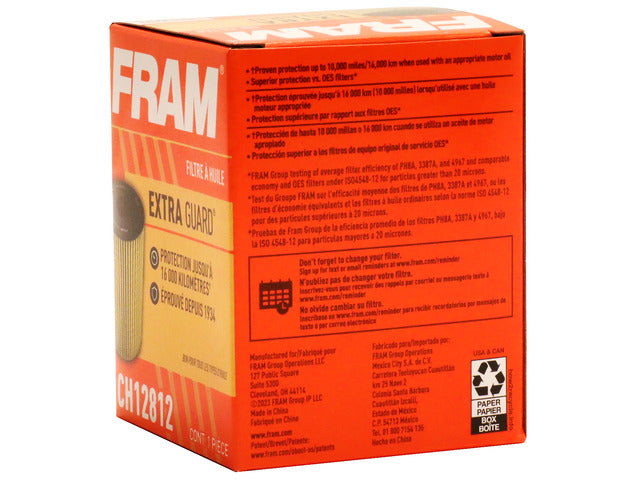 FRAM Engine Oil Filter P/N:CH12812 Fits: Hyundai Elantra 25-21, Hyundai Kona 25-22, Hyundai Sonata 25-20, Kia K4 2025 - Image 1