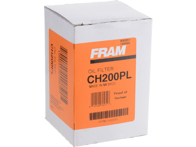 FRAM Engine Oil Filter P/N:CH200PL Fits: Checker Aerobus, Checker Marathon, Chevrolet 3b, Chevrolet 3c, Chevrolet 3d, Chevrolet 3e, Chevrolet 3f, Chevrolet 3g, Chevrolet Bel Air, Chevrolet Biscayne - Image 2