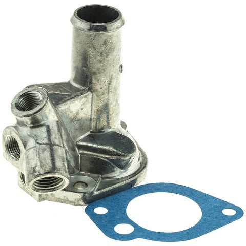 Motorad Engine Coolant Thermostat Housing,Engine Coolant Water Outlet P/N:CH3049 Fits: Buick Skylark, Chevrolet Beretta, Oldsmobile Achieva, Oldsmobile Cutlass Calais, Oldsmobile Cutlass Supreme, Pontiac Grand Am, Pontiac Grand Prix - Image 1