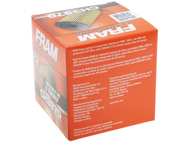 FRAM Engine Oil Filter P/N:CH3970 Fits: Buick Century, Buick Skylark, Buick Somerset, Chevrolet Celebrity, Chevrolet Lumina, Oldsmobile Calais, Oldsmobile Cutlass Calais, Oldsmobile Cutlass Ciera, Oldsmobile Cutlass Cruiser, Pontiac 6000 - Image 1