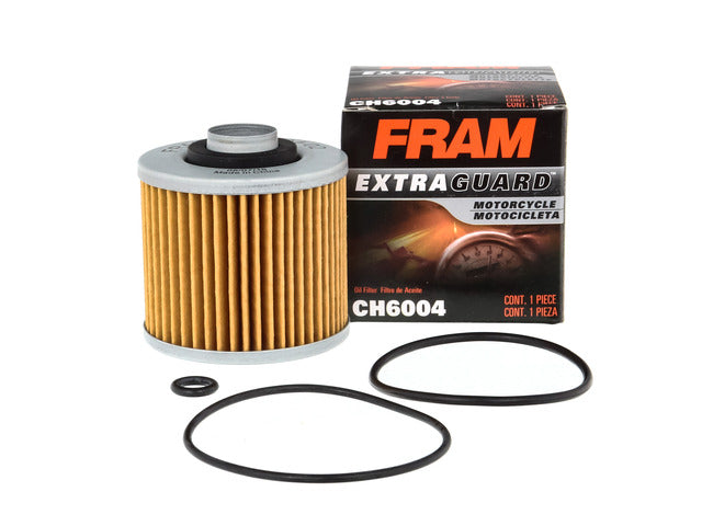 FRAM Engine Oil Filter P/N:CH6004 Fits: Yamaha Sr400, Yamaha Xv1000 Virago, Yamaha Xv1100 Virago, Yamaha Xv750 Virago, Yamaha Xv920 Virago, Yamaha Xv920r Seca, Yamaha Xvs1100 V Star 1100 Custom, Yamaha Xvs650 V Star Custom - Image 4