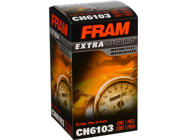 FRAM Engine Oil Filter P/N:CH6103 Fits: Aprilia Rsv 1000 R, Aprilia Rsv 1000 R Factory, Buell 1125cr, Buell 1125r, Can-am Maverick R, Can-am Maverick R Max, Can-am Maverick R Max X, Can-am Maverick R Max X Rs, Can-am Maverick R Max X Rs Smart-shox - Image 1