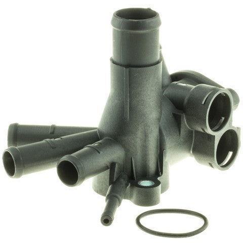 Motorad Engine Coolant Thermostat Housing,Engine Coolant Water Outlet P/N:CH8797 Fits: Volkswagen Crossfox 14-11, Volkswagen Gol 13-09, Volkswagen Gol 2016, Volkswagen Gol 20-18, Volkswagen Gol Sedan 13-10, Volkswagen Polo 07-03, Volkswagen Saveiro 13-10 - Image 1