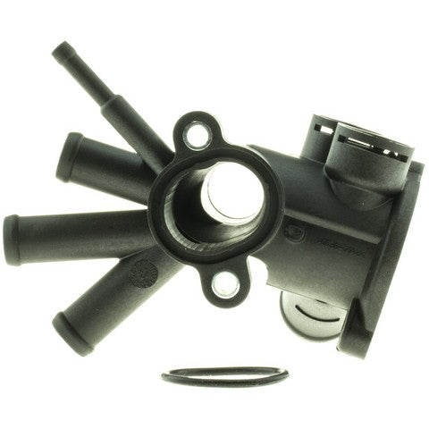Motorad Engine Coolant Thermostat Housing,Engine Coolant Water Outlet P/N:CH8797 Fits: Volkswagen Crossfox 14-11, Volkswagen Gol 13-09, Volkswagen Gol 2016, Volkswagen Gol 20-18, Volkswagen Gol Sedan 13-10, Volkswagen Polo 07-03, Volkswagen Saveiro 13-10 - Image 2