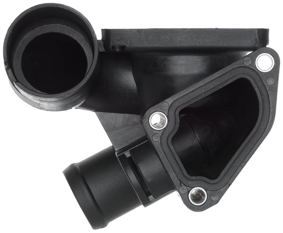 Gates Engine Coolant Water Outlet P/N:CO34877 Fits: Audi A3 Quattro 09-06, Audi Tt Quattro 06-04, Volkswagen Eos 08-07, Volkswagen Eurovan 03-01, Volkswagen Golf 05-99, Volkswagen Jetta 04-99, Volkswagen R32 2004, Volkswagen R32 2008 - Image 2